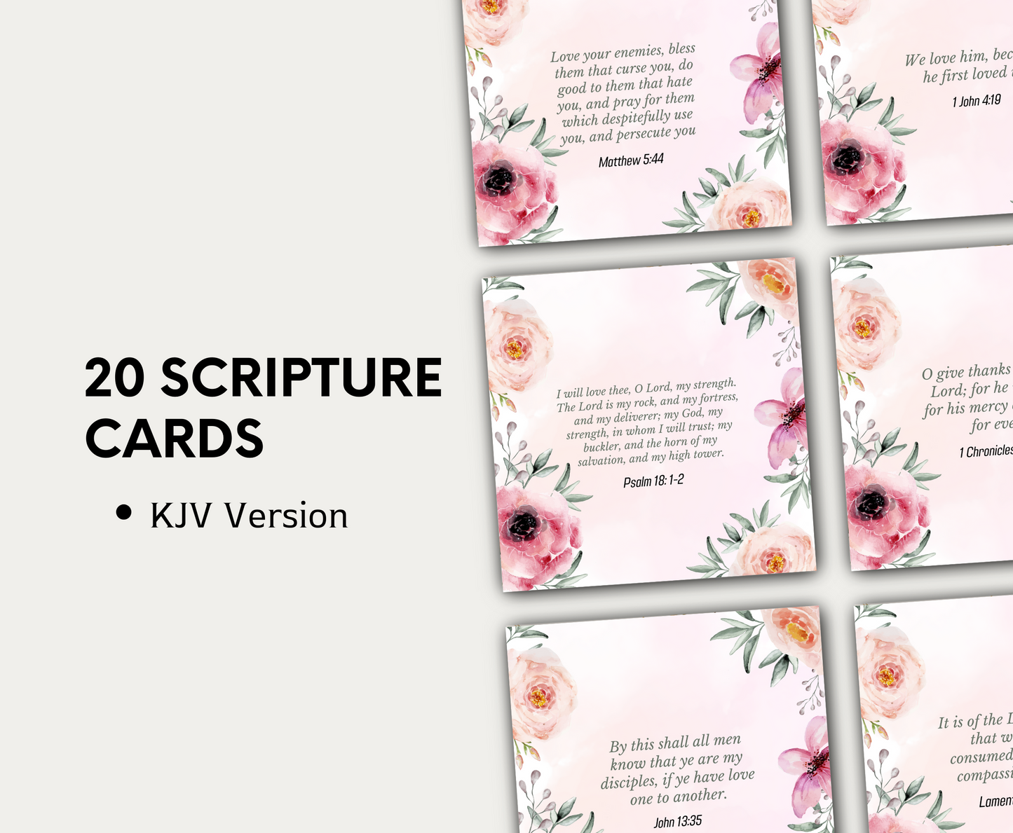 Scripture Cards - The LOVE