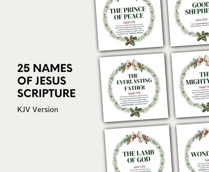 Name of Jesus Advent Calendar