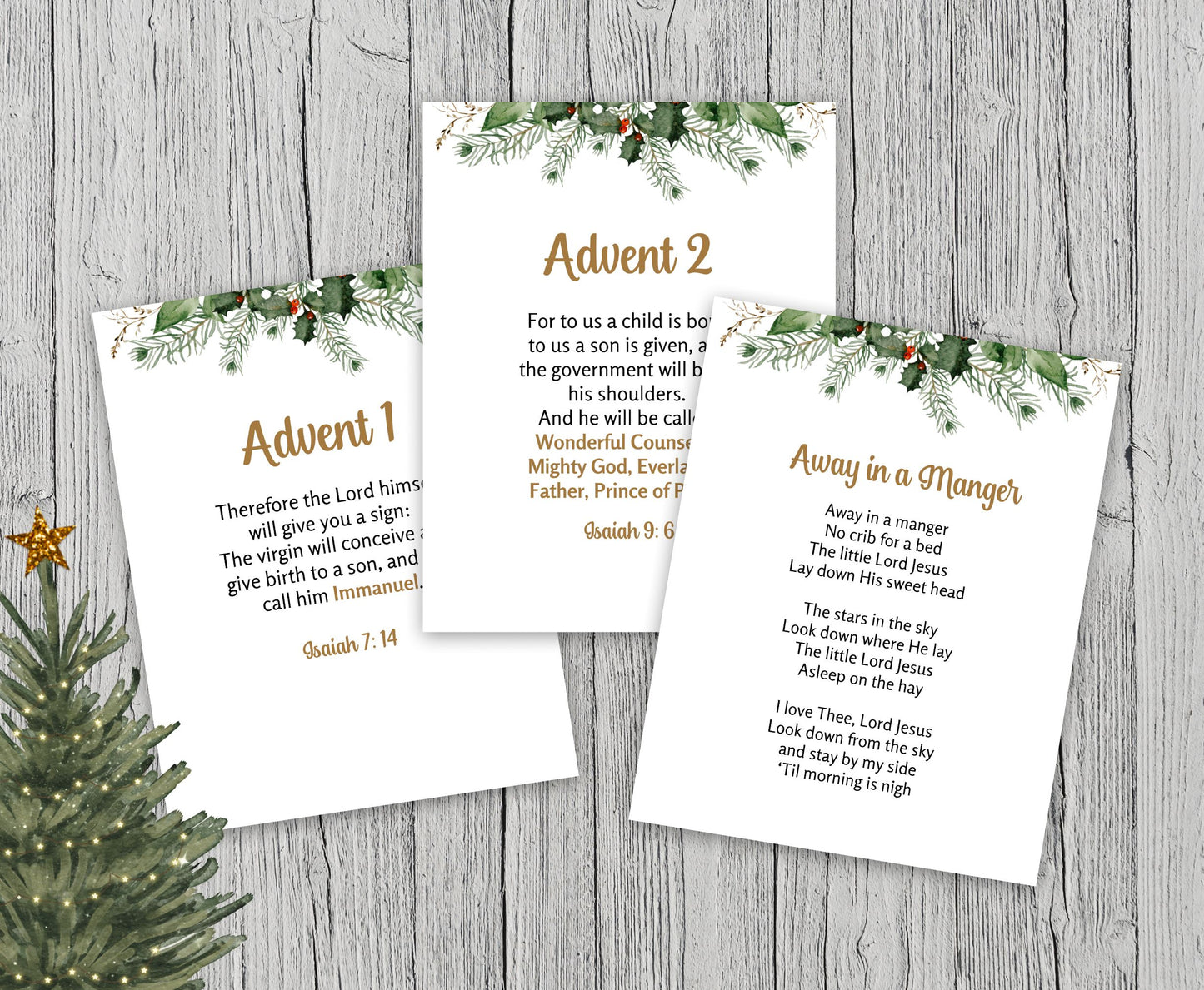 Printable Scripture Advent Calendar