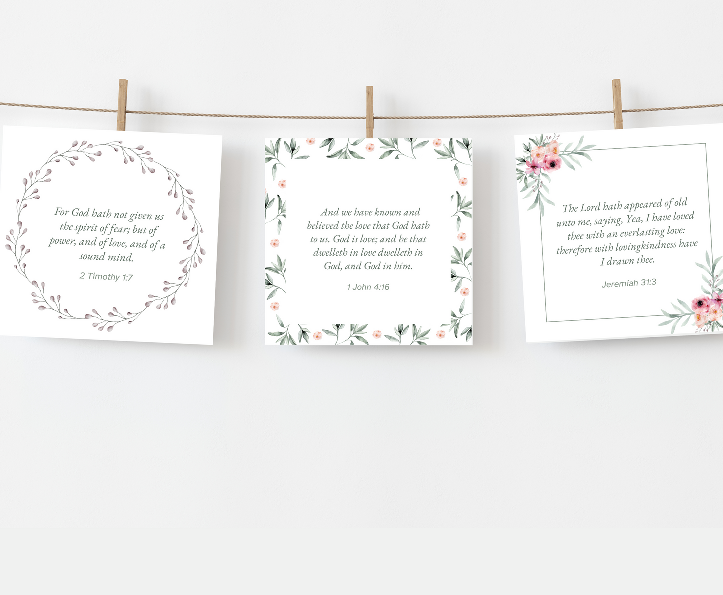 Scripture Cards - About God's Love