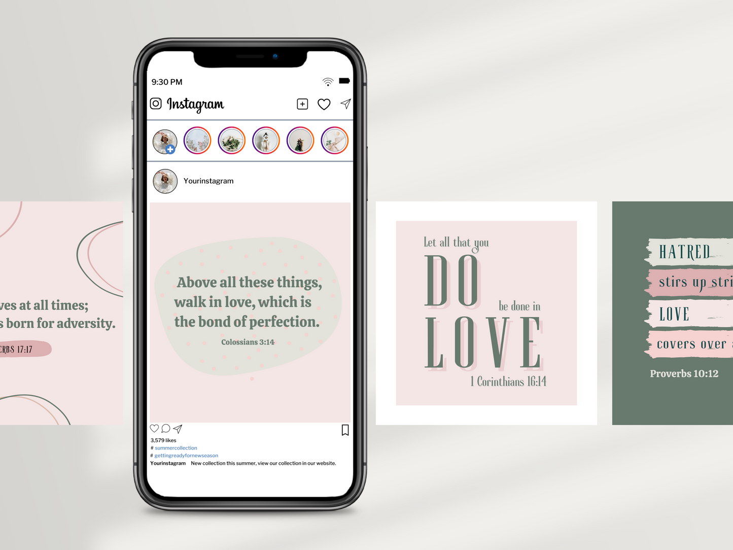 30 Scripture Instagram Template - LOVE