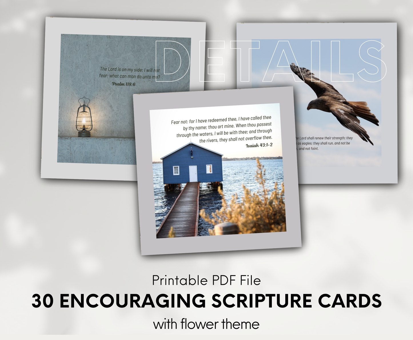 24 Printable Motivational Bible Verse Cards