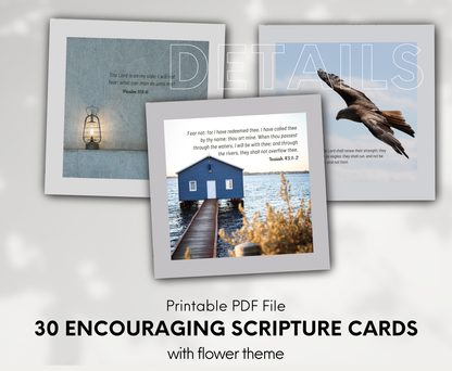 24 Printable Motivational Bible Verse Cards