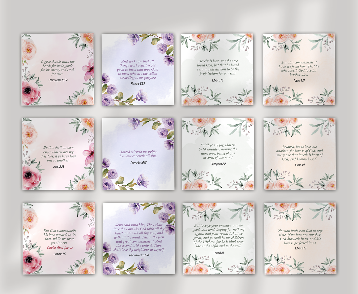Scripture Cards - The LOVE