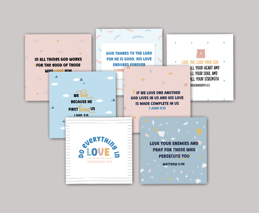 Scripture Cards for Kids - About Love